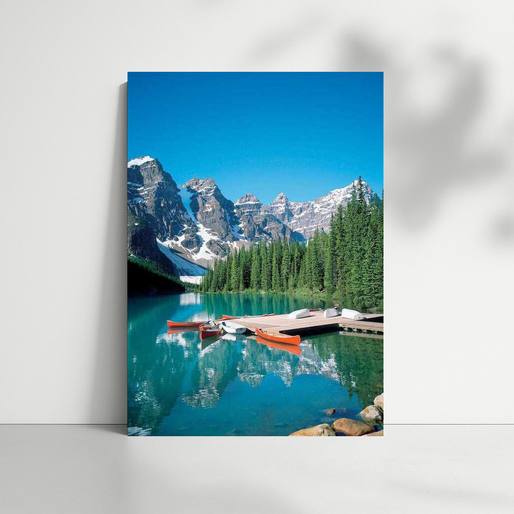 Canadian Idyll: Mountains and Lake