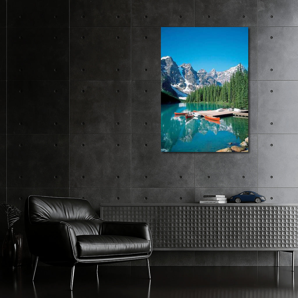Canadian Idyll: Mountains and Lake