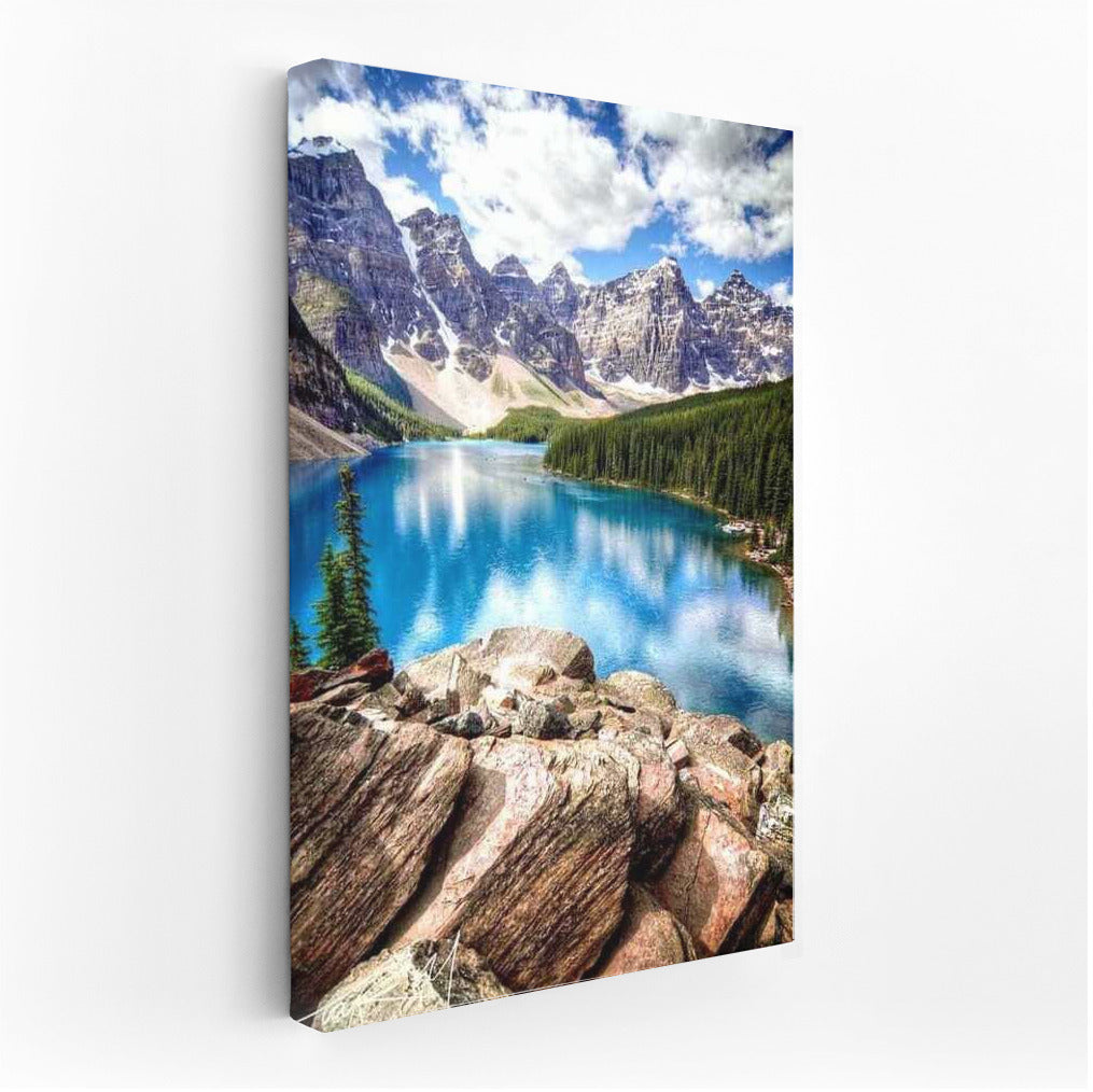 Canada's Mountain Heart: Turquoise Waters and Natural Majesty