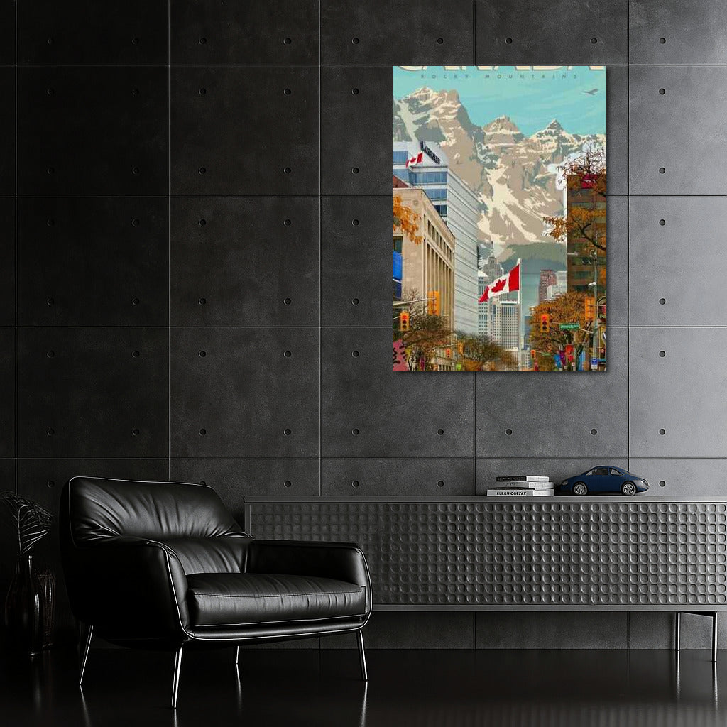 Harmony of the Rocky Mountains and the Canadian City: Country Canada