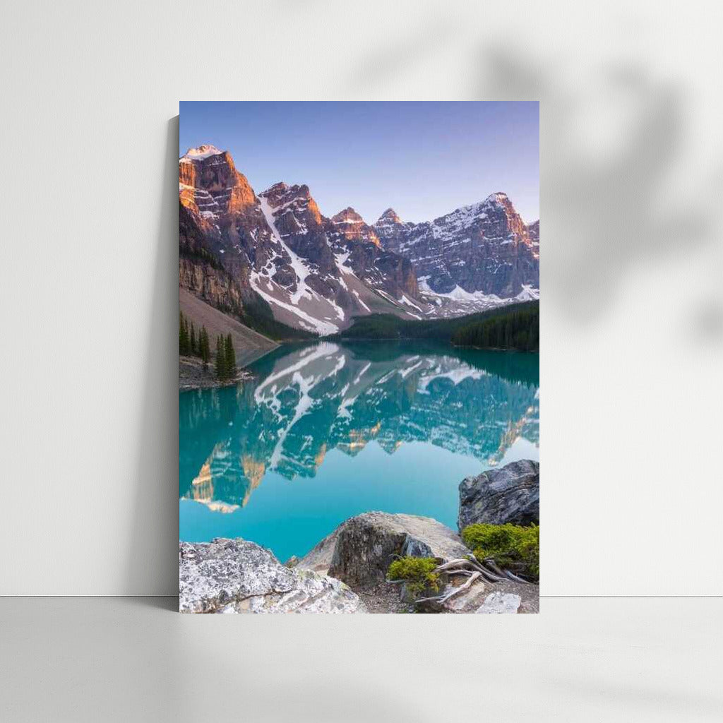 Canadian Mountains in the Lake: Natural Freshness