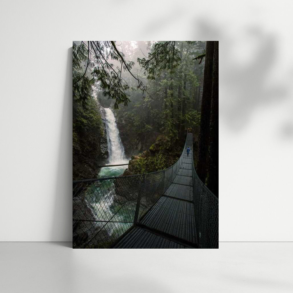 Misty Forest and Waterfall: The Magic of Canada