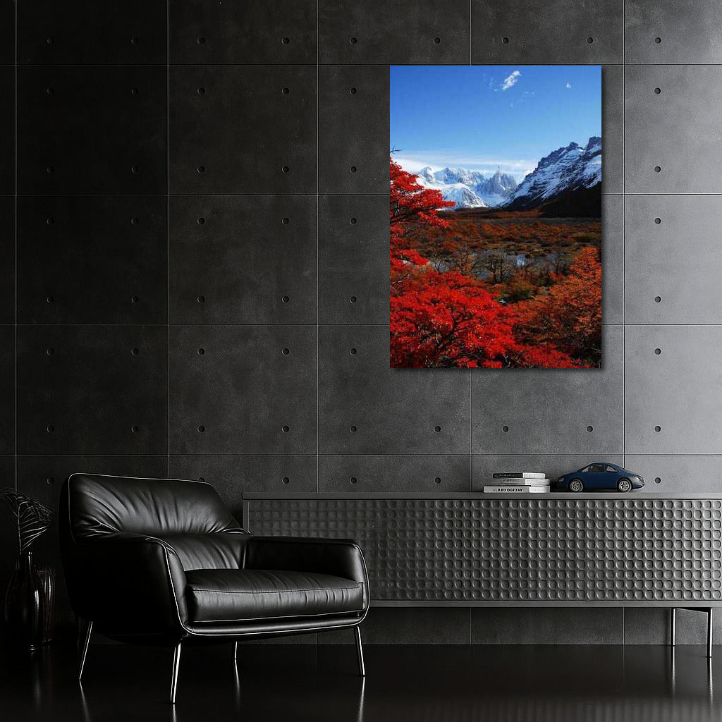 Autumn Charm of the Chilean Andes: The Majesty of Nature