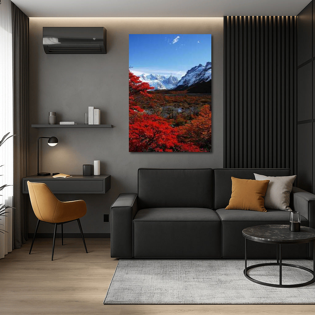 Autumn Charm of the Chilean Andes: The Majesty of Nature