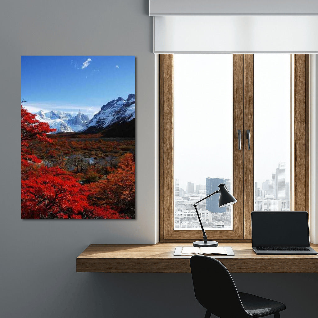 Autumn Charm of the Chilean Andes: The Majesty of Nature