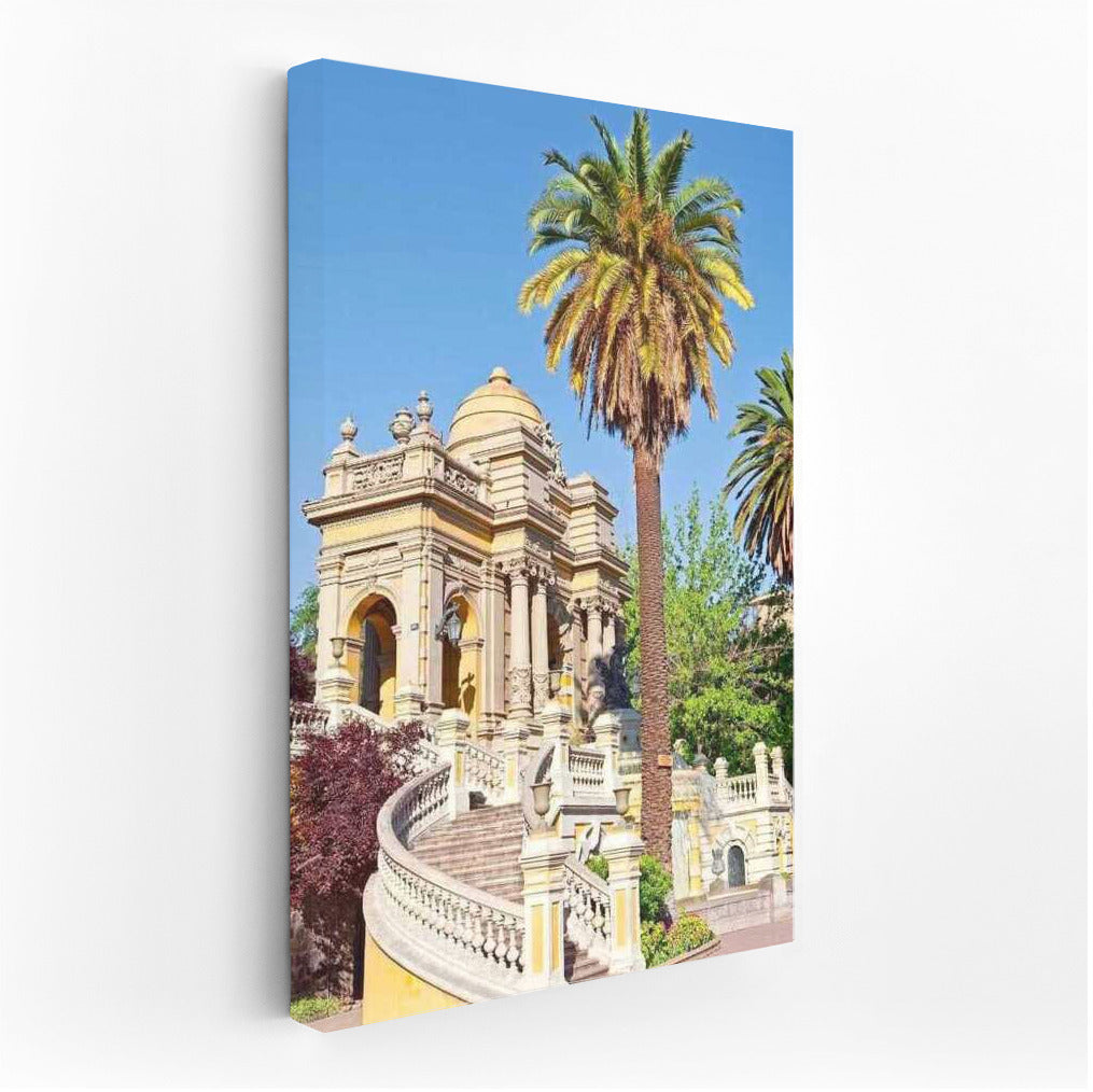 Harmony of Chile: The Grandeur of Architecture and Palm Trees