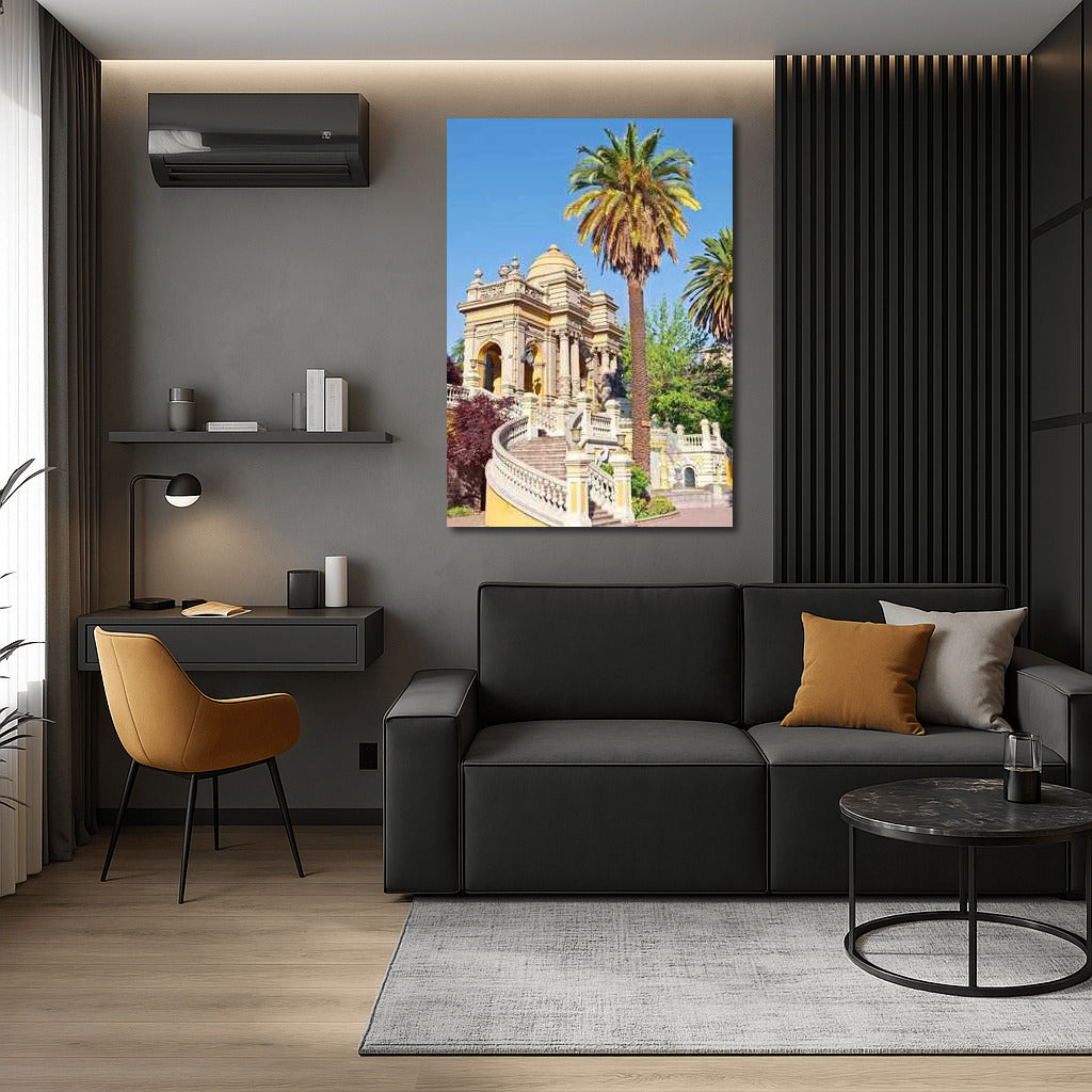 Harmony of Chile: The Grandeur of Architecture and Palm Trees