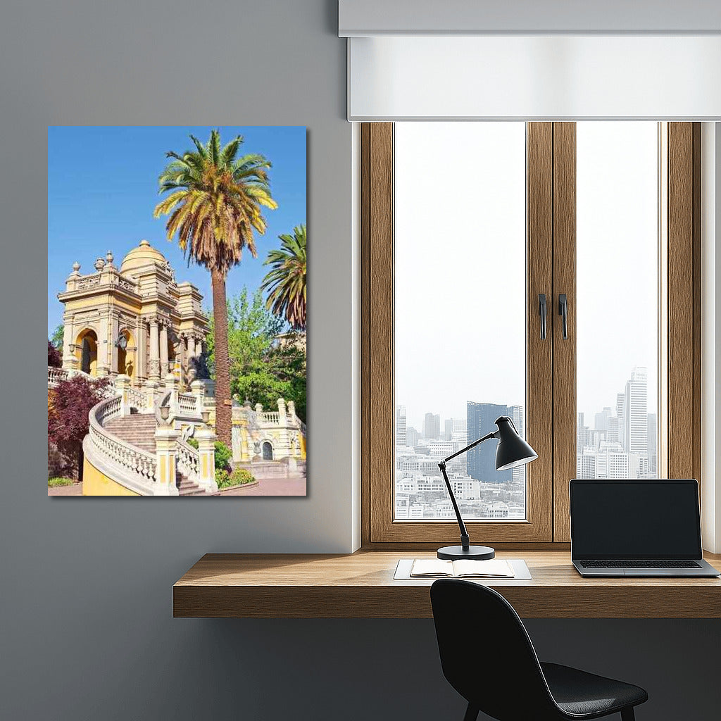 Harmony of Chile: The Grandeur of Architecture and Palm Trees