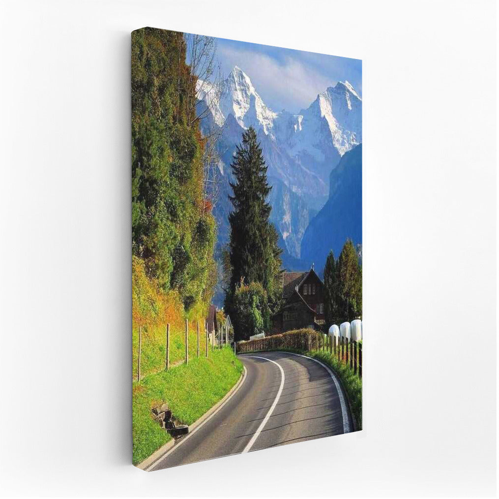 Snowy Peaks of Chile: The Winding Road to Harmony
