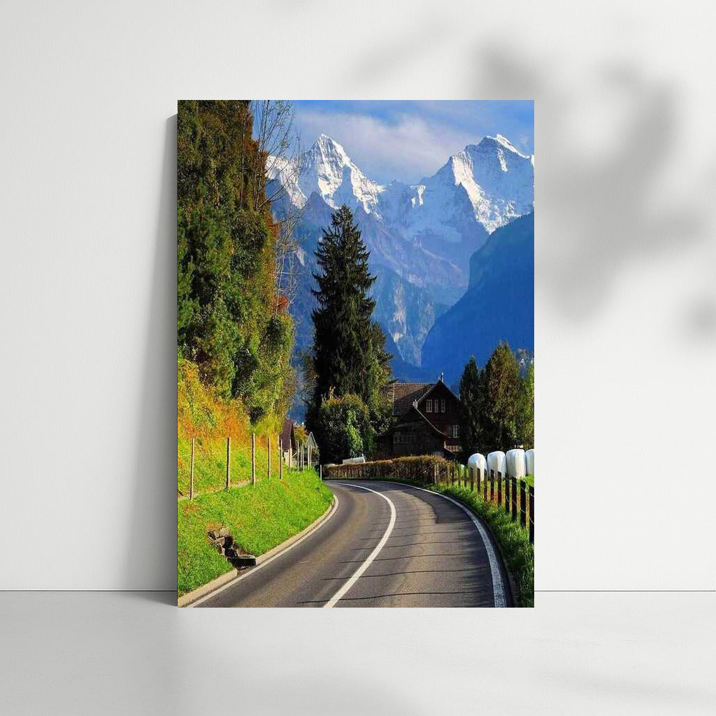 Snowy Peaks of Chile: The Winding Road to Harmony