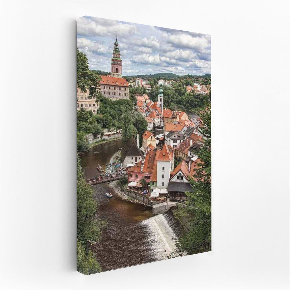 Czech Idyll: Red Roofs and a Winding River