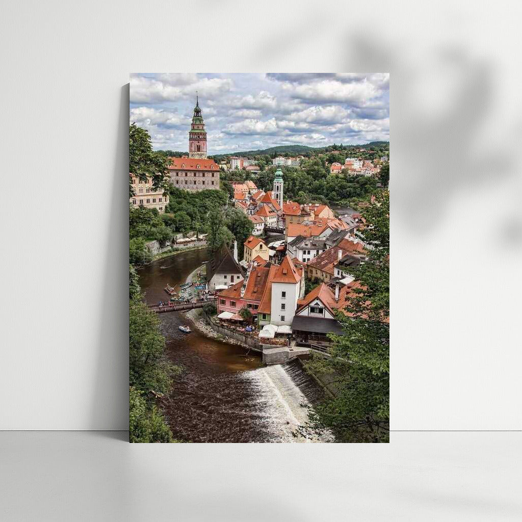 Czech Idyll: Red Roofs and a Winding River