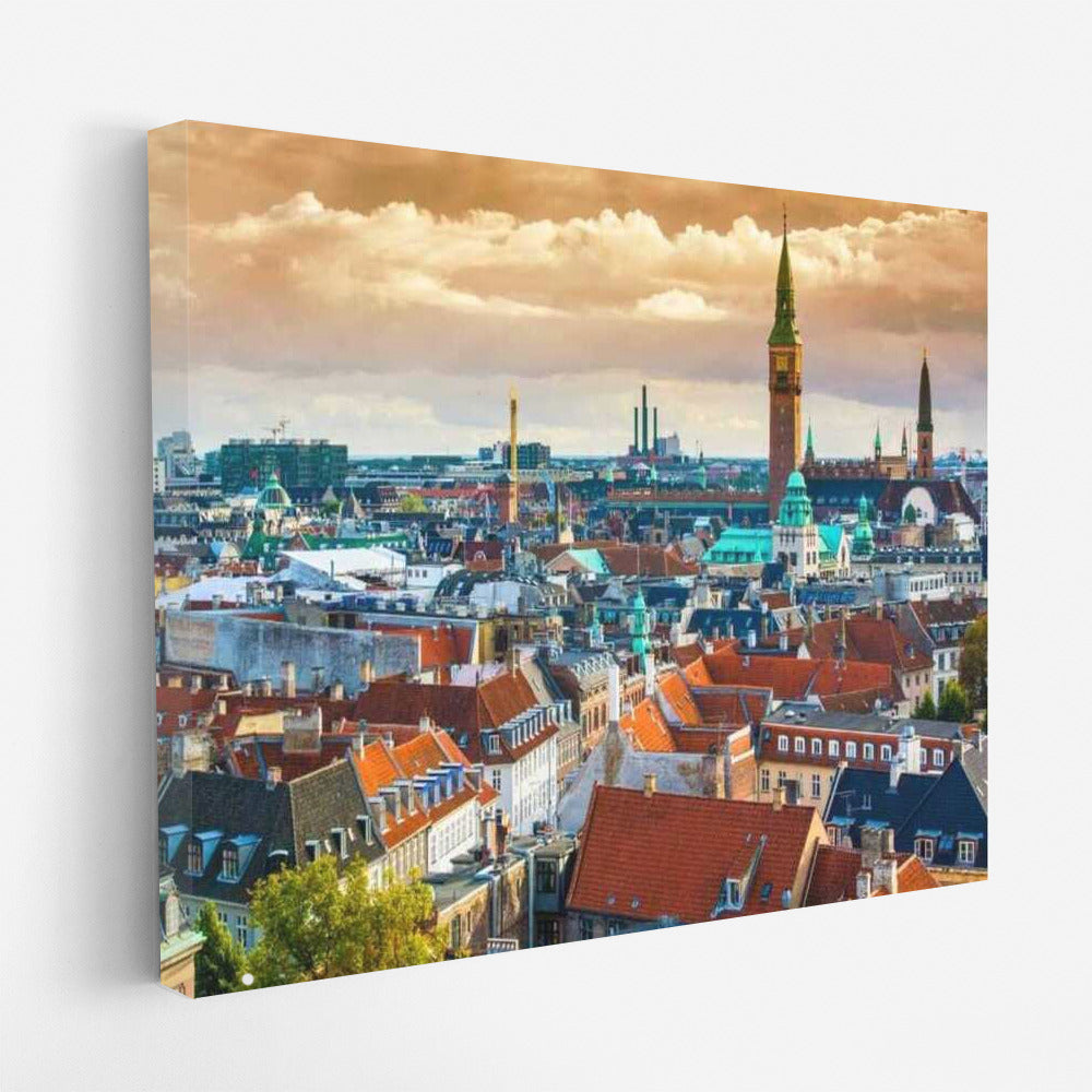 Red Roofs of Copenhagen: The Charm of Denmark