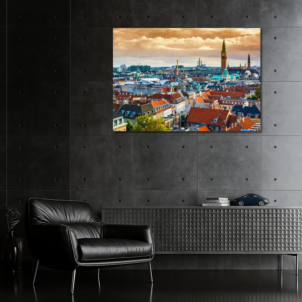 Red Roofs of Copenhagen: The Charm of Denmark