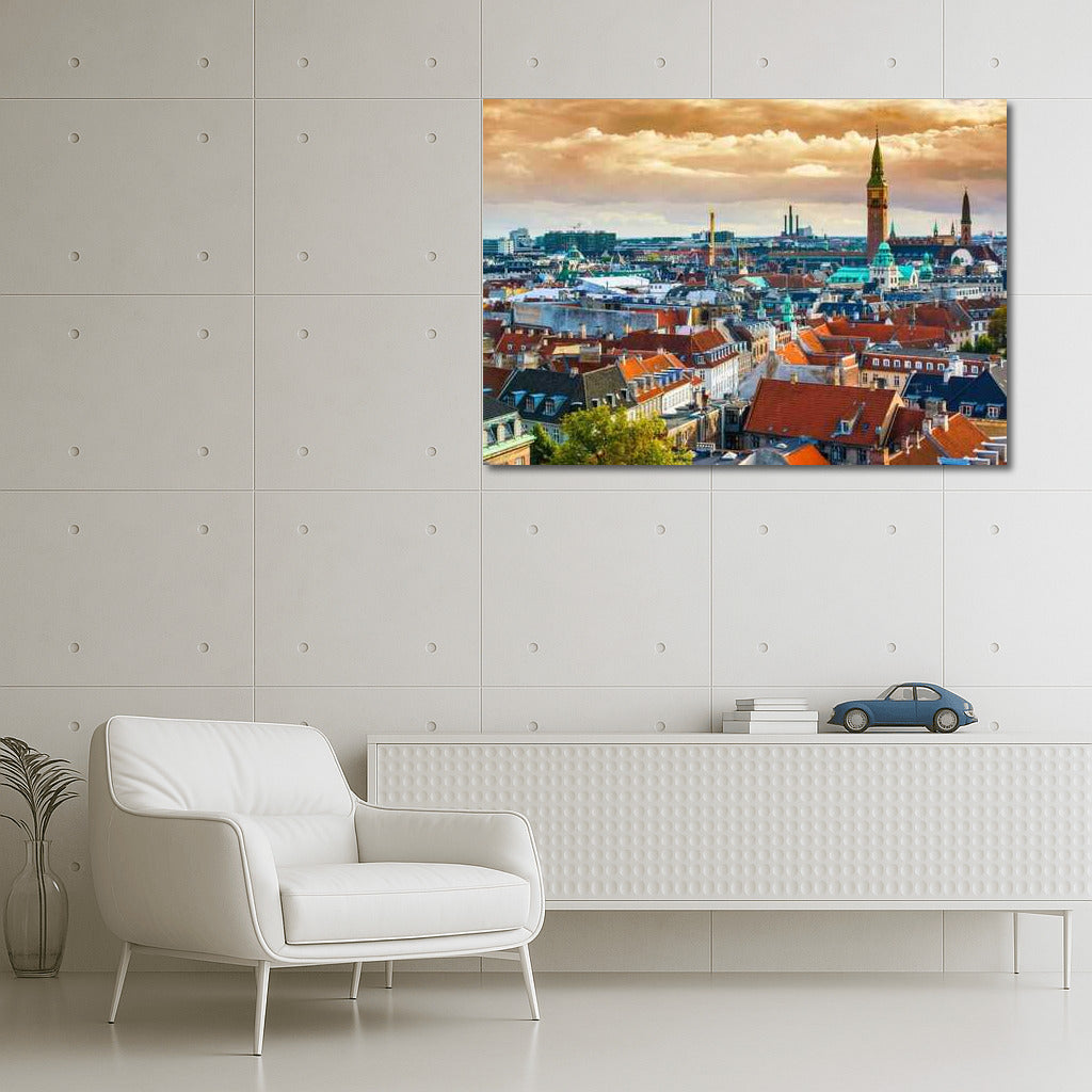 Red Roofs of Copenhagen: The Charm of Denmark