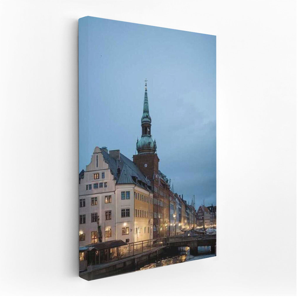 Copenhagen's Twilight Embankment: The Atmosphere of Denmark
