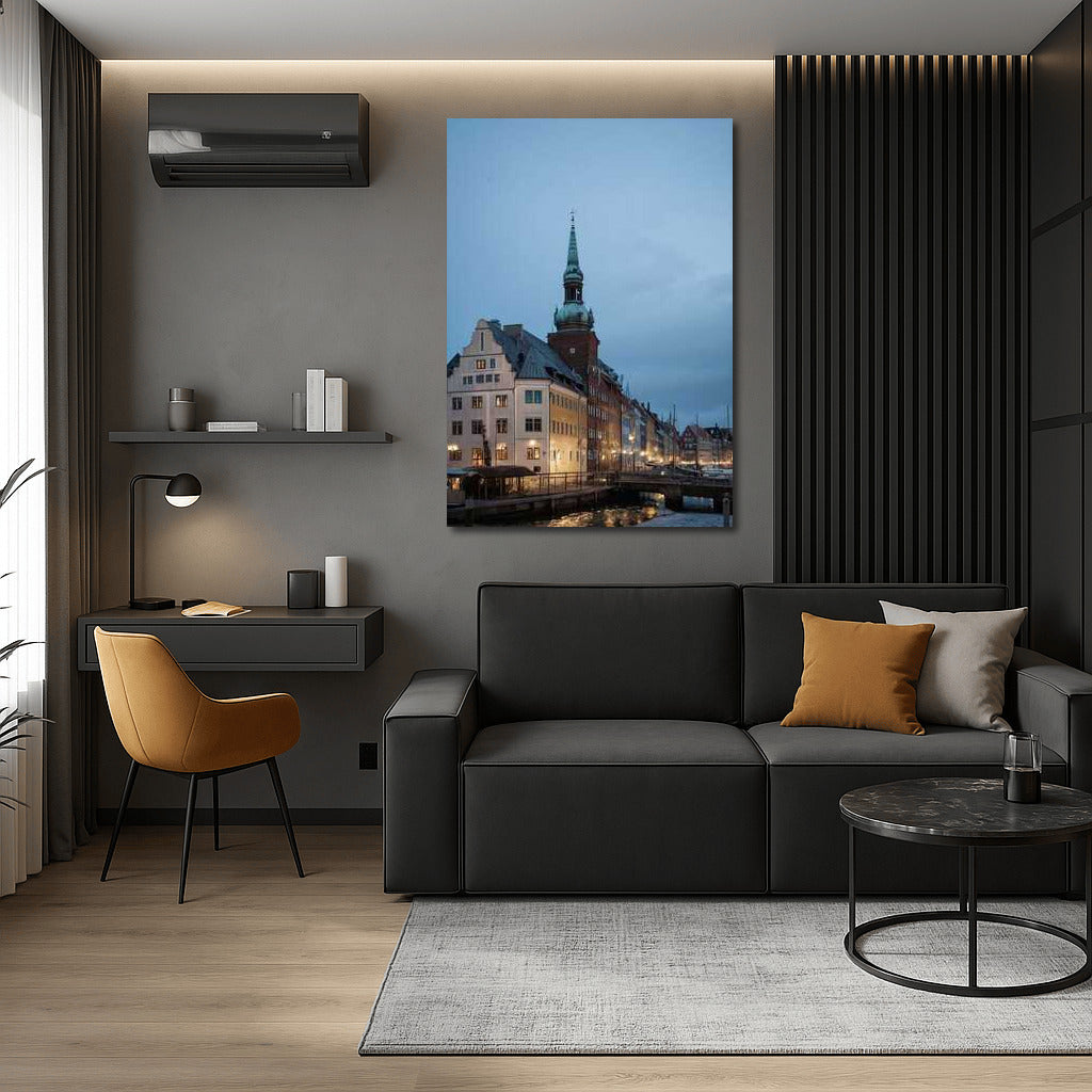 Copenhagen's Twilight Embankment: The Atmosphere of Denmark