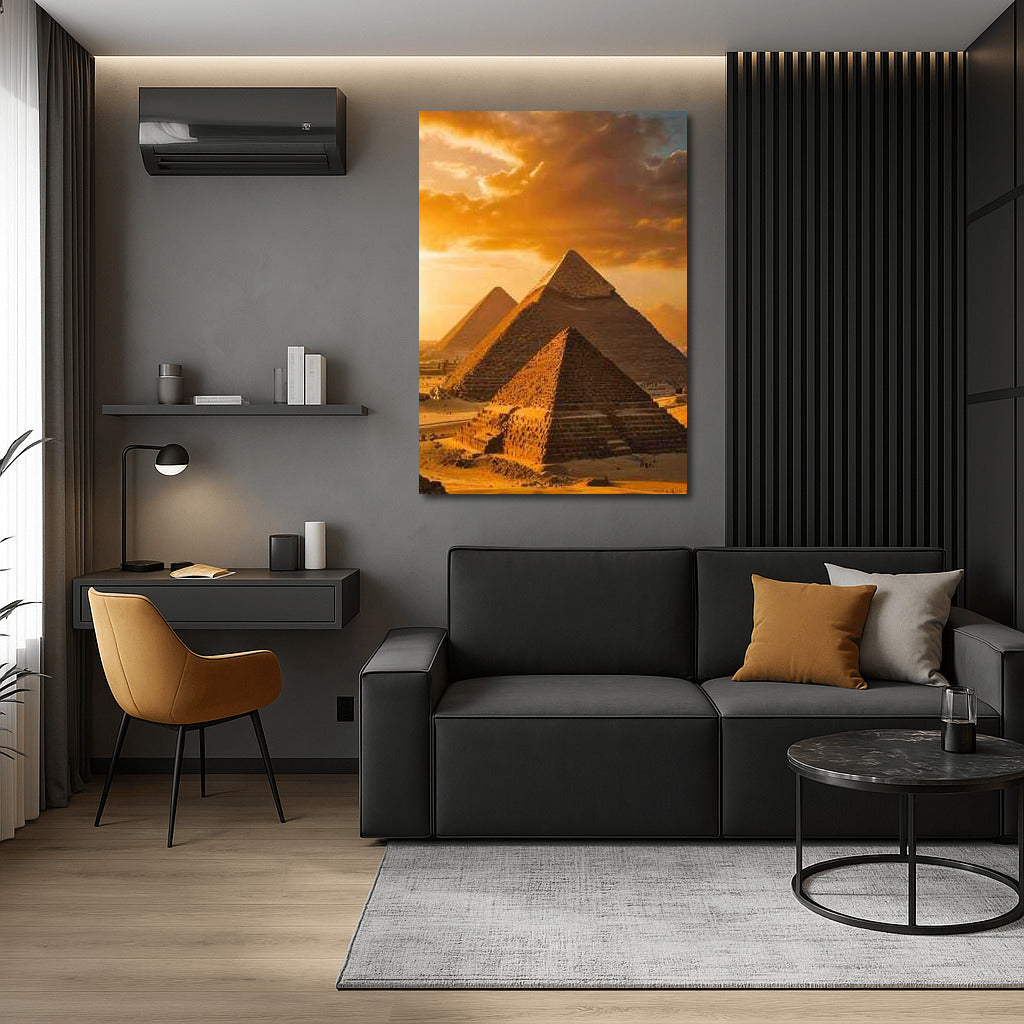 Egyptian Sunset: The Magic of the Pyramids