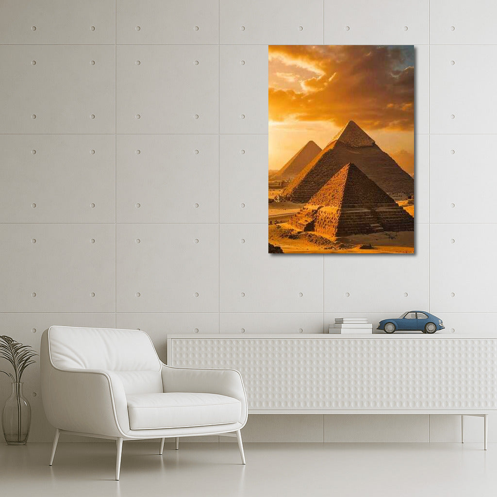 Egyptian Sunset: The Magic of the Pyramids