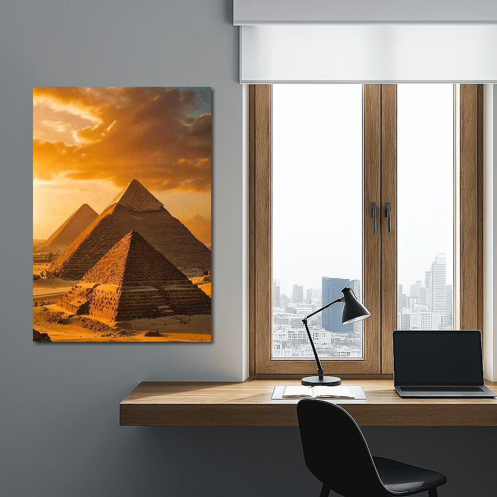 Egyptian Sunset: The Magic of the Pyramids