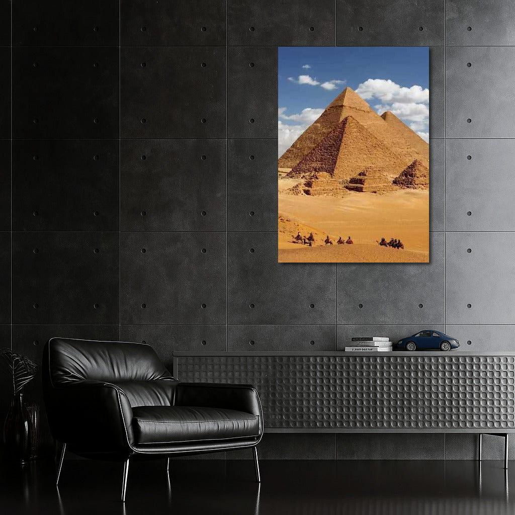 The Grandeur of the Egyptian Pyramids: A Camel Journey