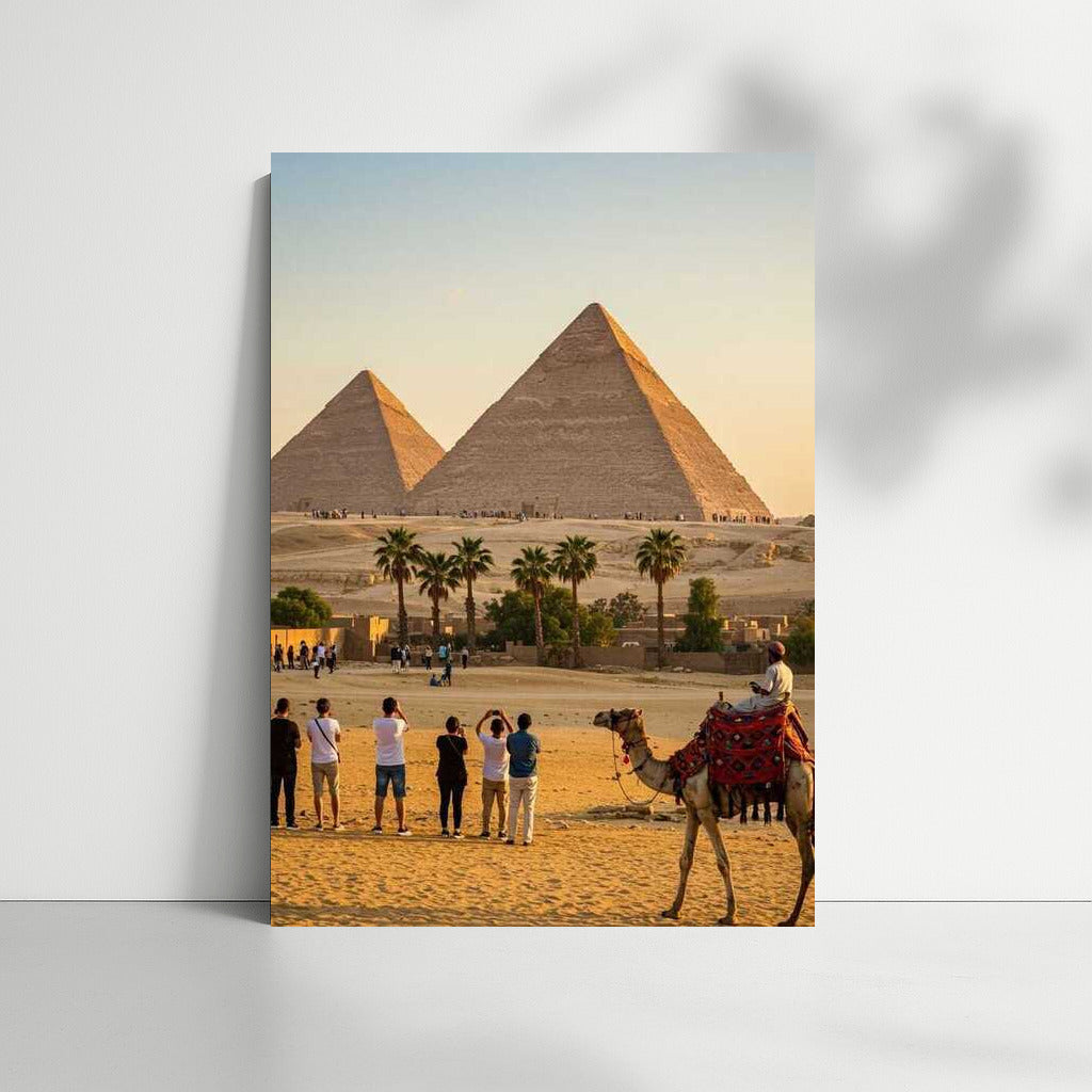 Mystical Pyramids and Camels of Ancient Egypt