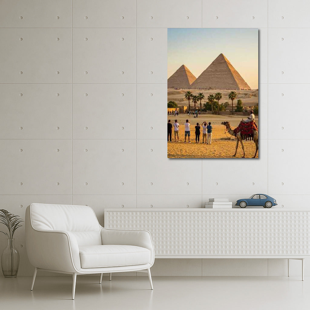 Mystical Pyramids and Camels of Ancient Egypt