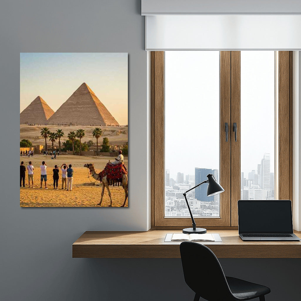 Mystical Pyramids and Camels of Ancient Egypt