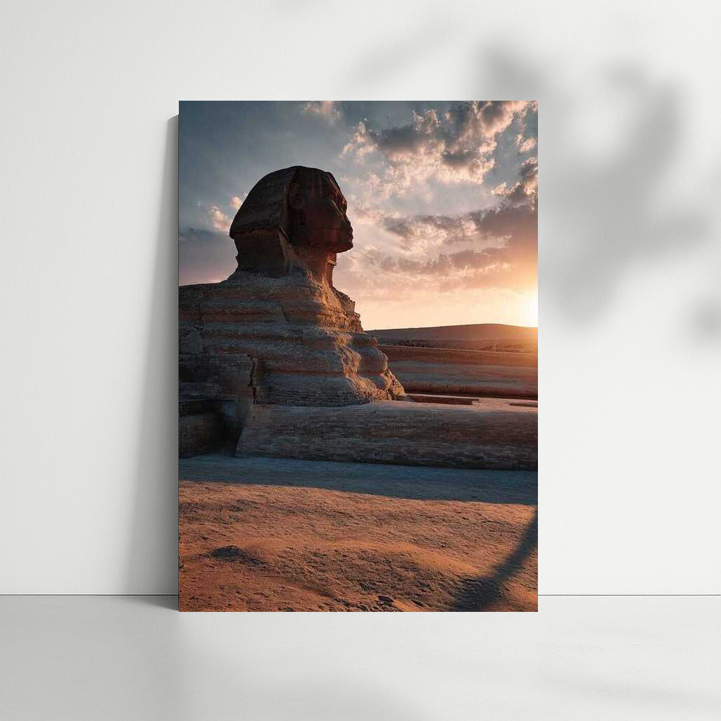 Sphinx in Sunset Glow: Ancient Egypt in Interior