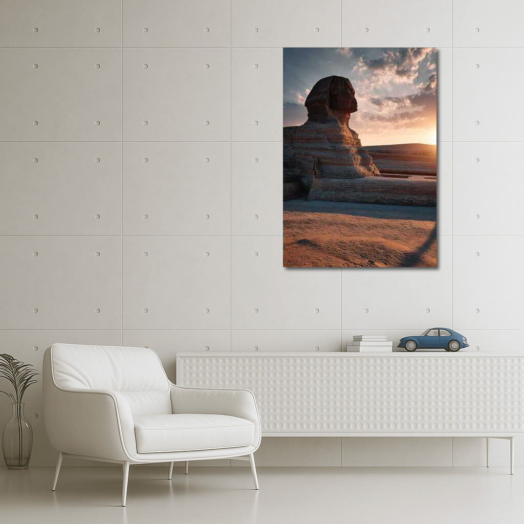 Sphinx in Sunset Glow: Ancient Egypt in Interior