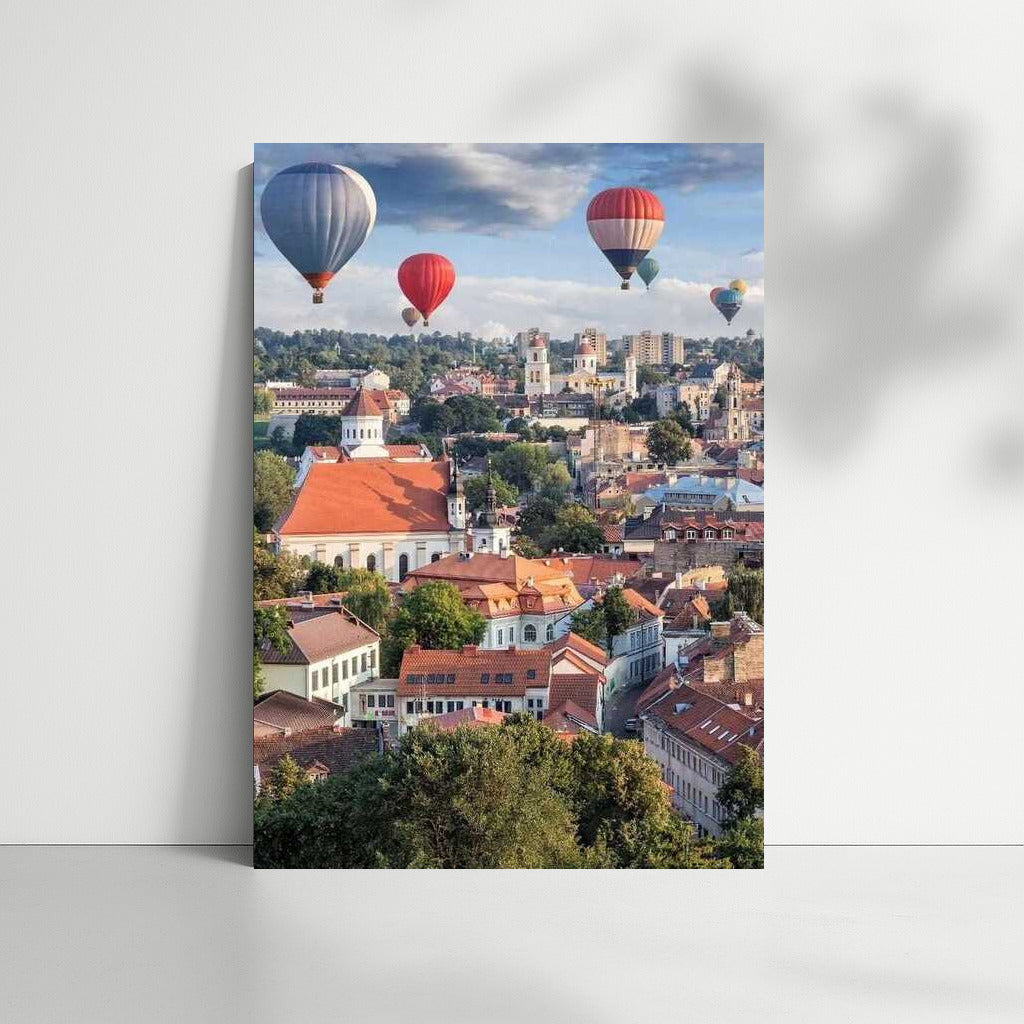 Estonian Rooftops: A Celestial Journey of Freedom