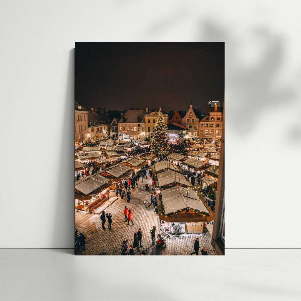Christmas Evening at the Estonian Market: Coziness and Magic