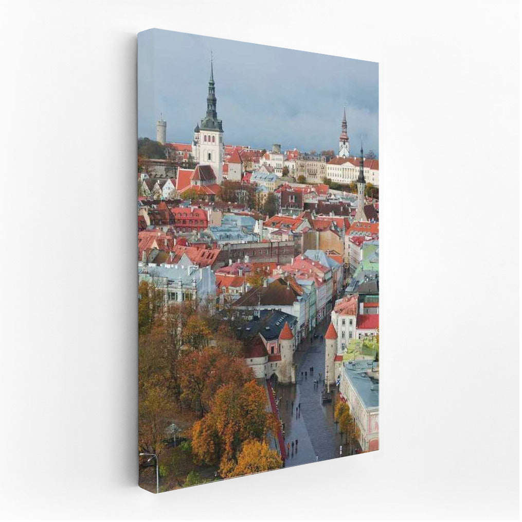 The Charm of Old Tallinn: Colourful Roofs and Towers of Estonia