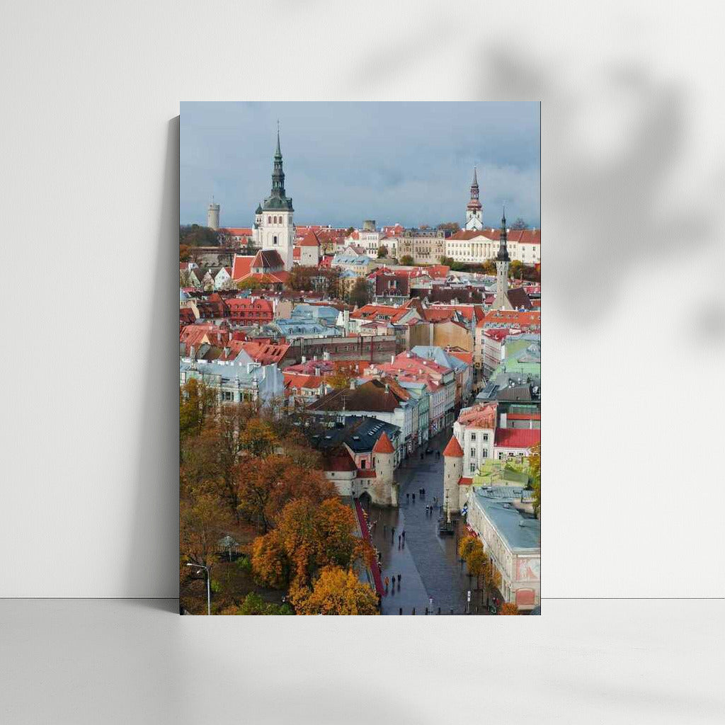 The Charm of Old Tallinn: Colourful Roofs and Towers of Estonia