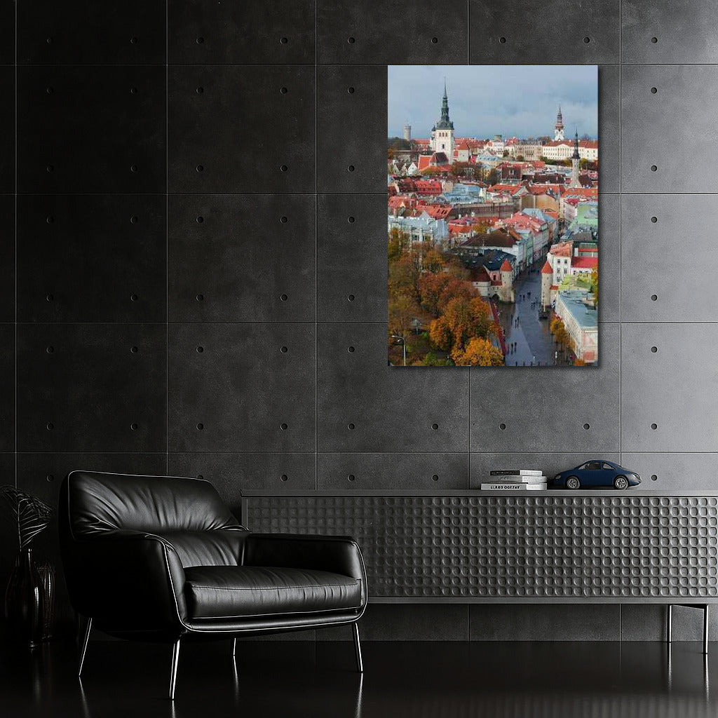 The Charm of Old Tallinn: Colourful Roofs and Towers of Estonia