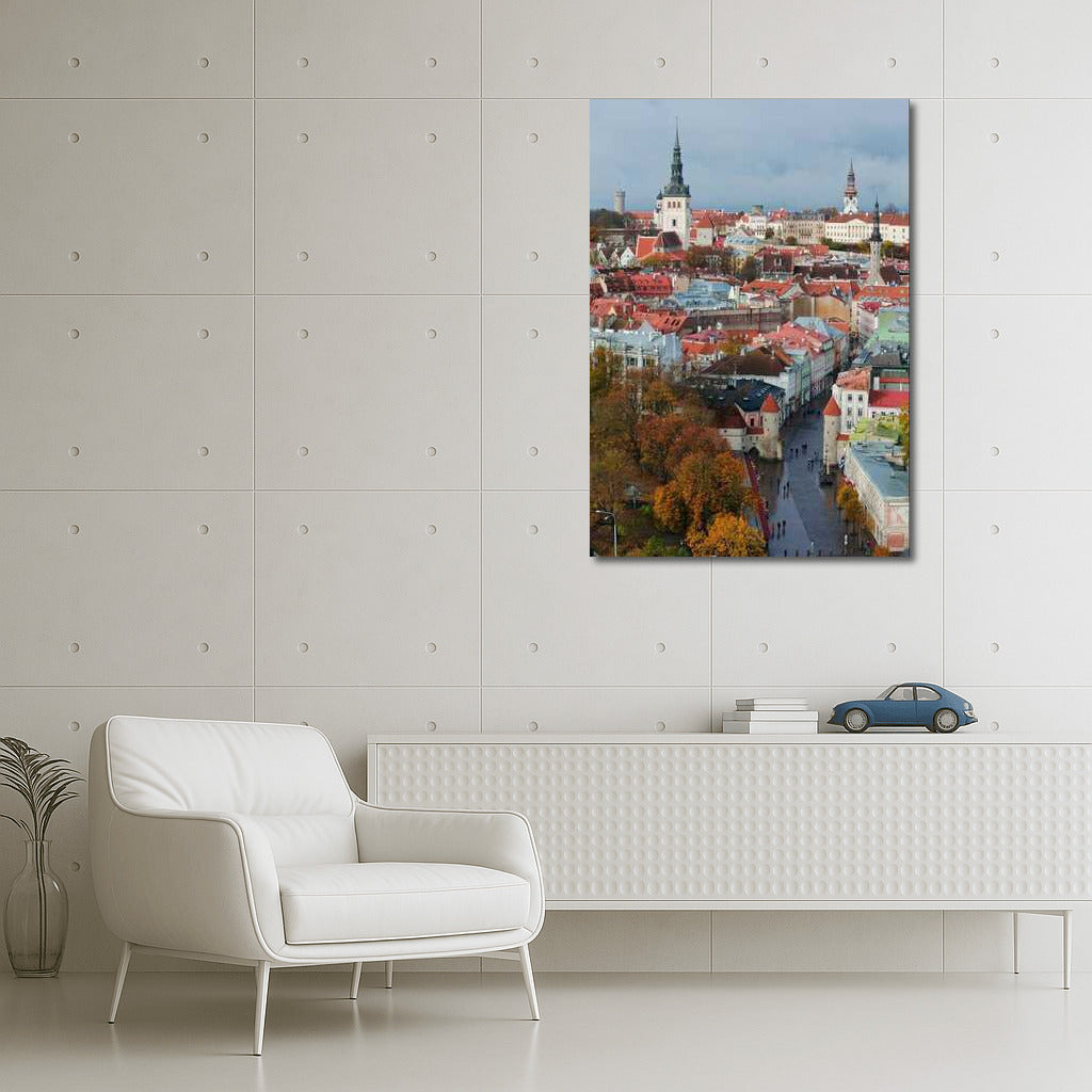 The Charm of Old Tallinn: Colourful Roofs and Towers of Estonia