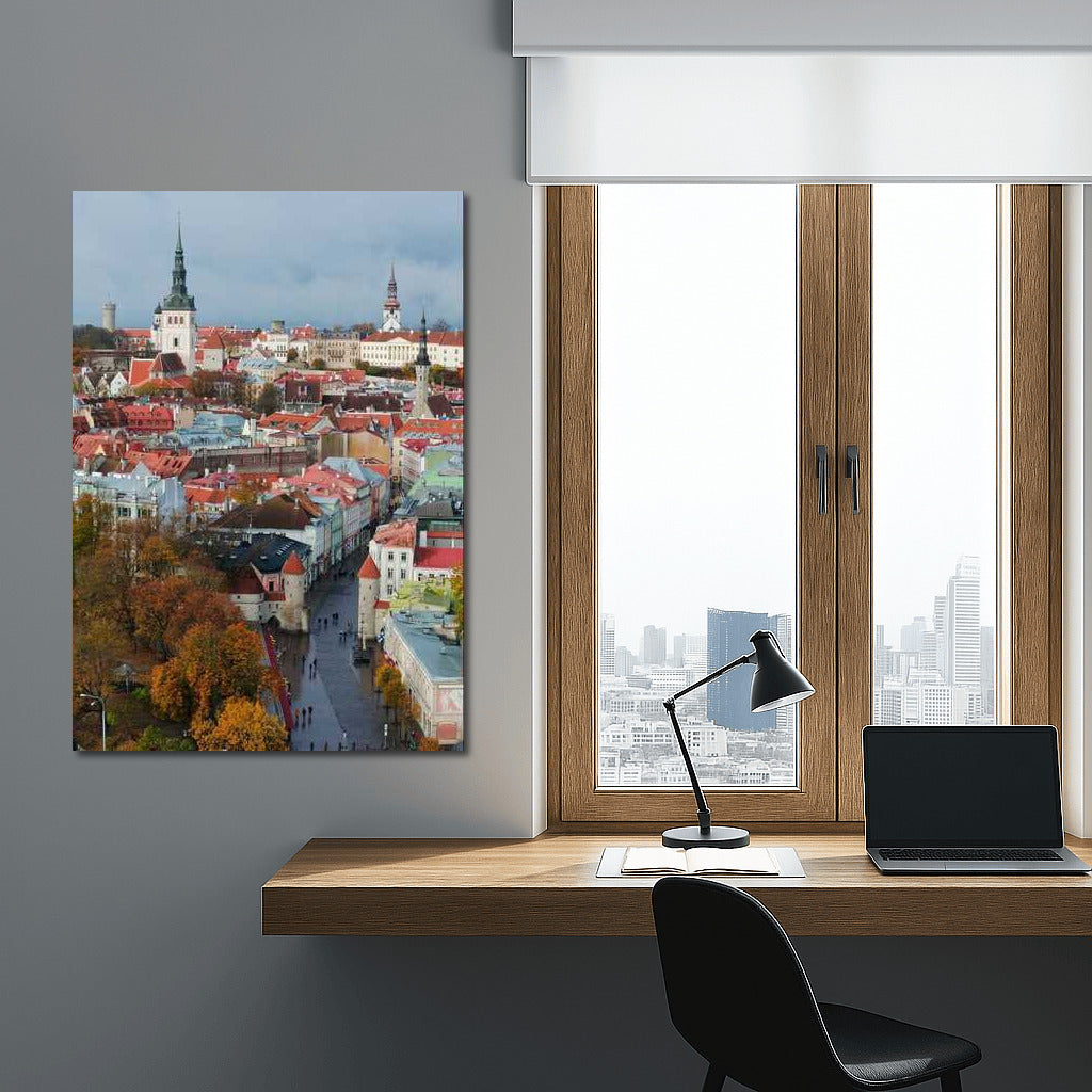 The Charm of Old Tallinn: Colourful Roofs and Towers of Estonia