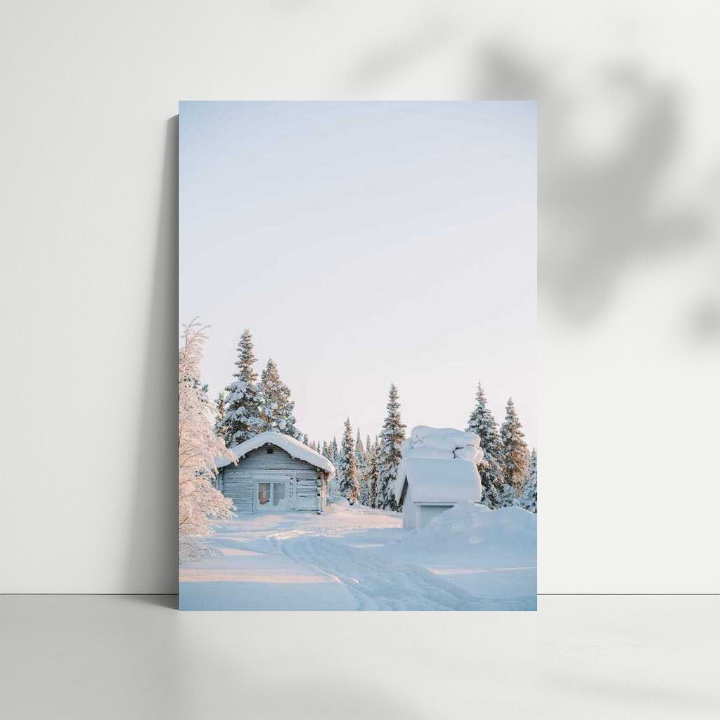 Winter Fairytale of Finland: Cozy Cottage in Snowy Landscape