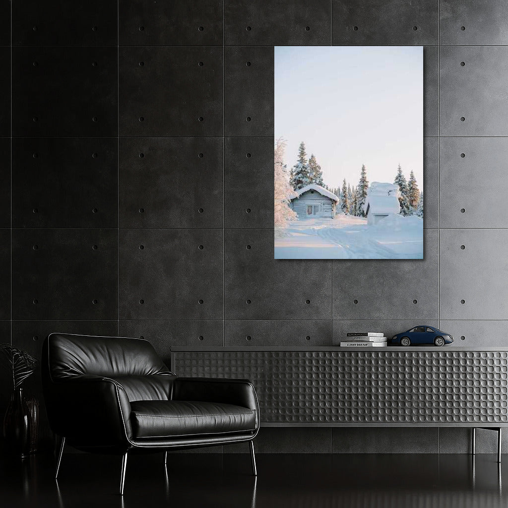 Winter Fairytale of Finland: Cozy Cottage in Snowy Landscape