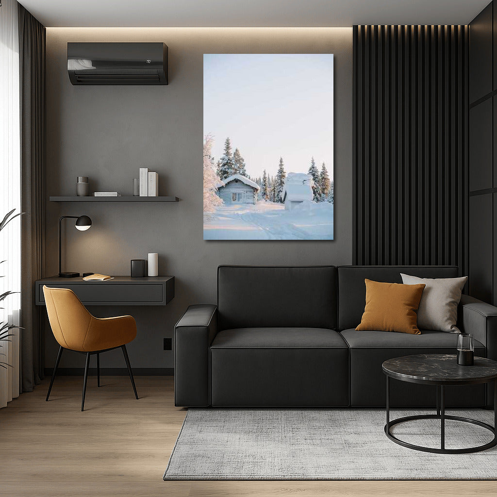 Winter Fairytale of Finland: Cozy Cottage in Snowy Landscape