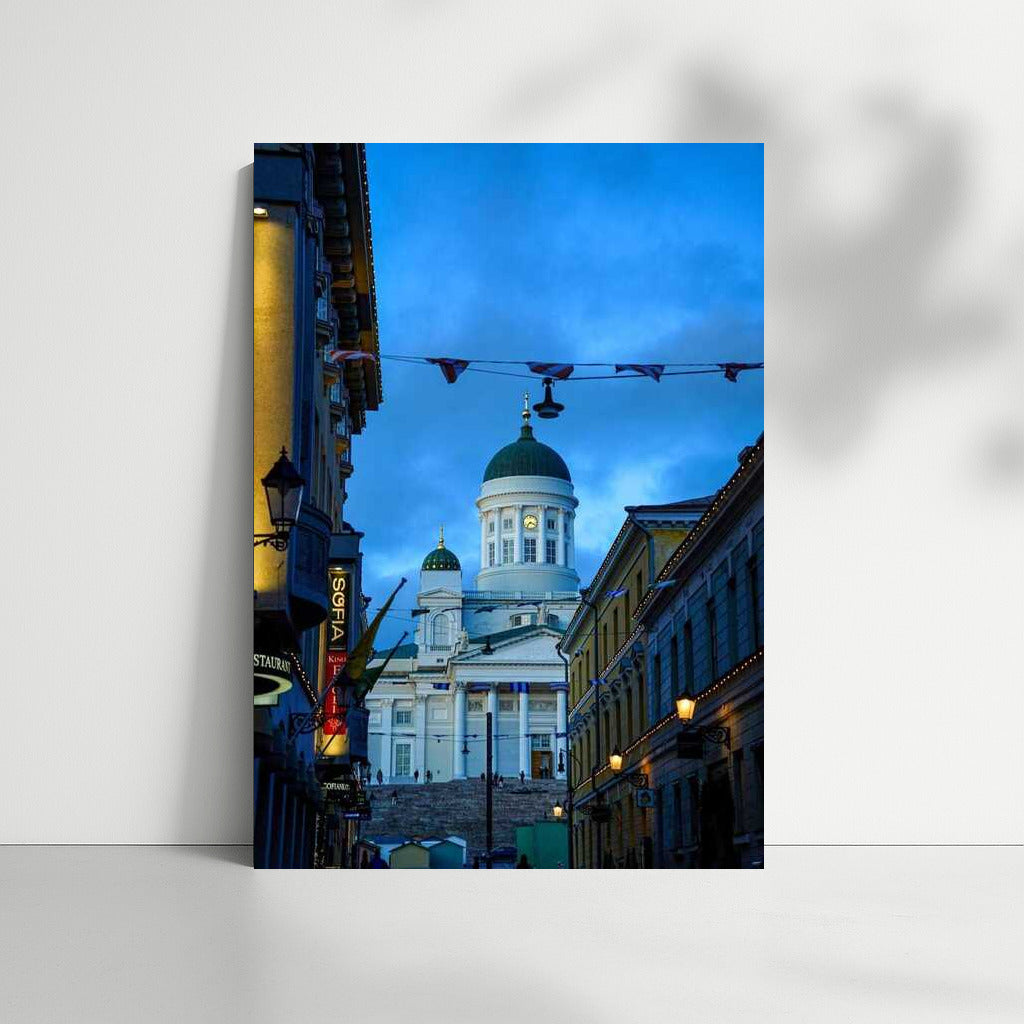 Helsinki Evening Lights: Finland in Glow