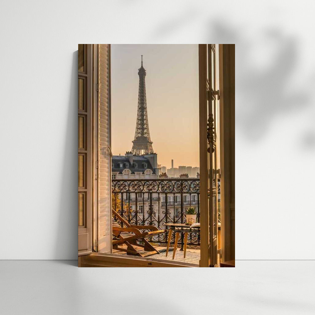 Parisian Chic: View of the Eiffel Tower, France