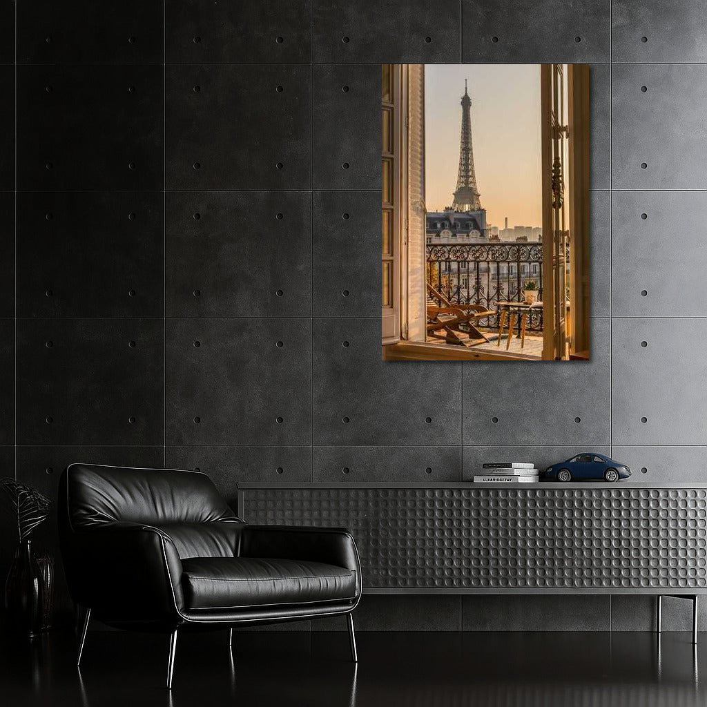 Parisian Chic: View of the Eiffel Tower, France