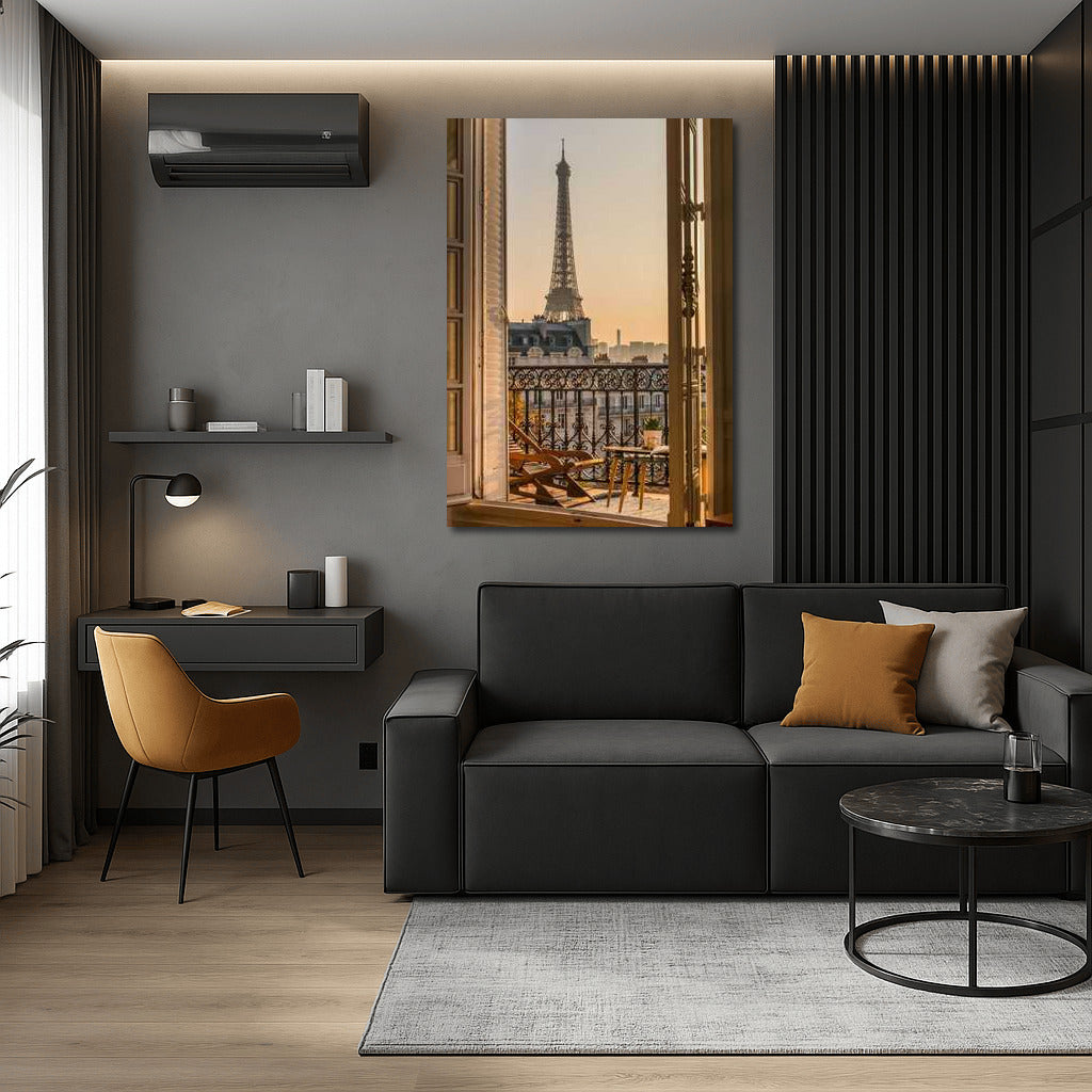 Parisian Chic: View of the Eiffel Tower, France
