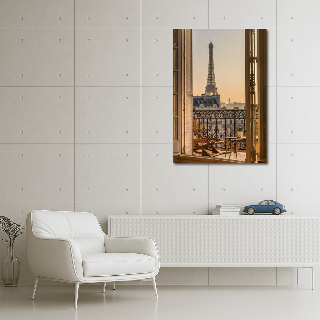 Parisian Chic: View of the Eiffel Tower, France
