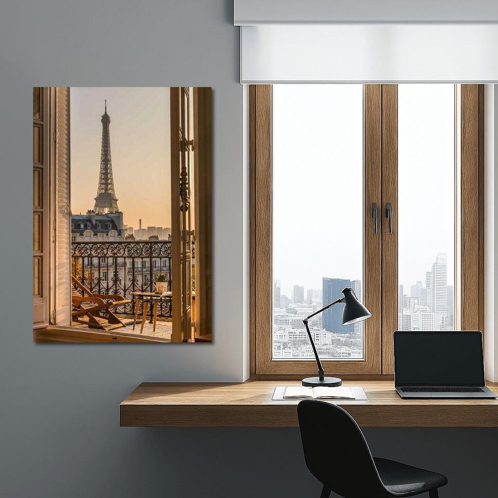 Parisian Chic: View of the Eiffel Tower, France