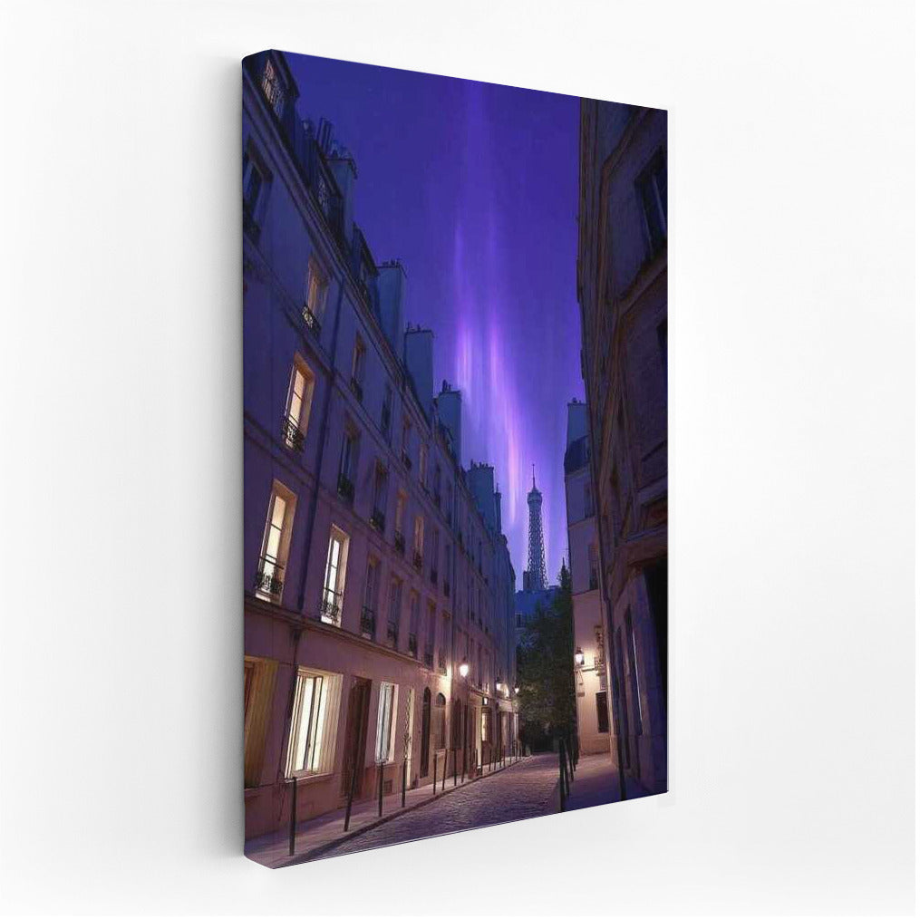 The Magic of the Northern Lights over Paris: French Night