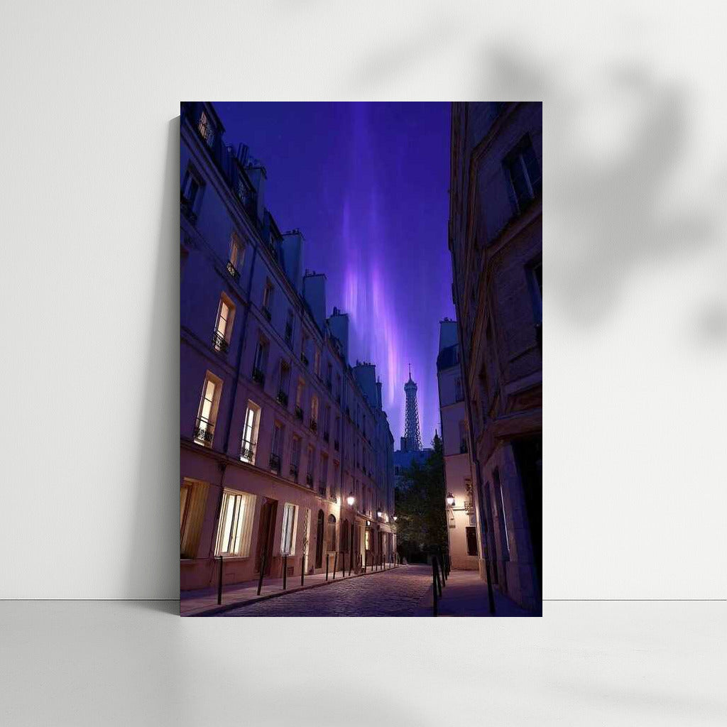 The Magic of the Northern Lights over Paris: French Night