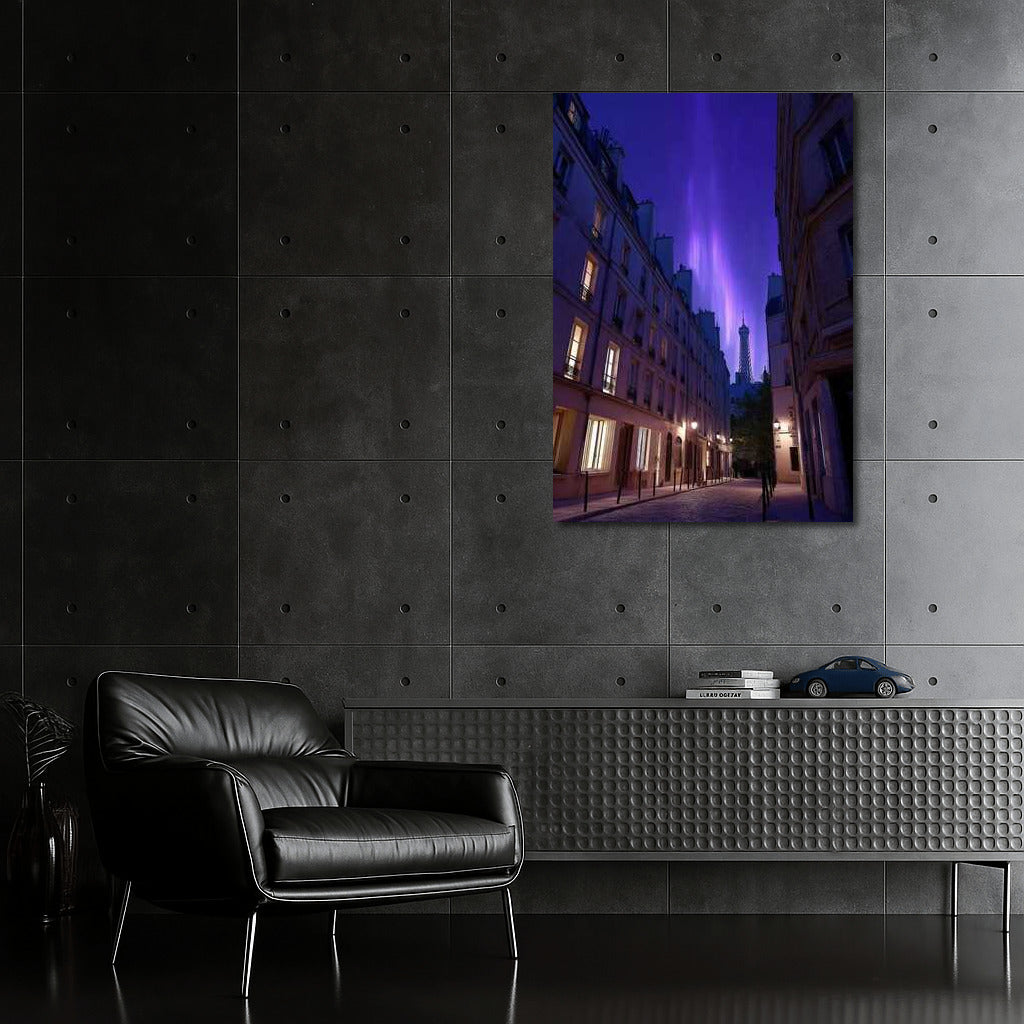 The Magic of the Northern Lights over Paris: French Night