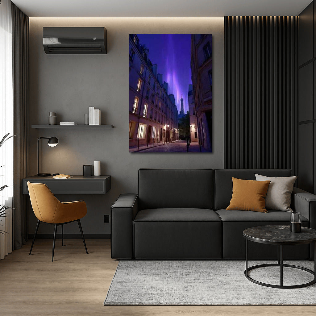 The Magic of the Northern Lights over Paris: French Night